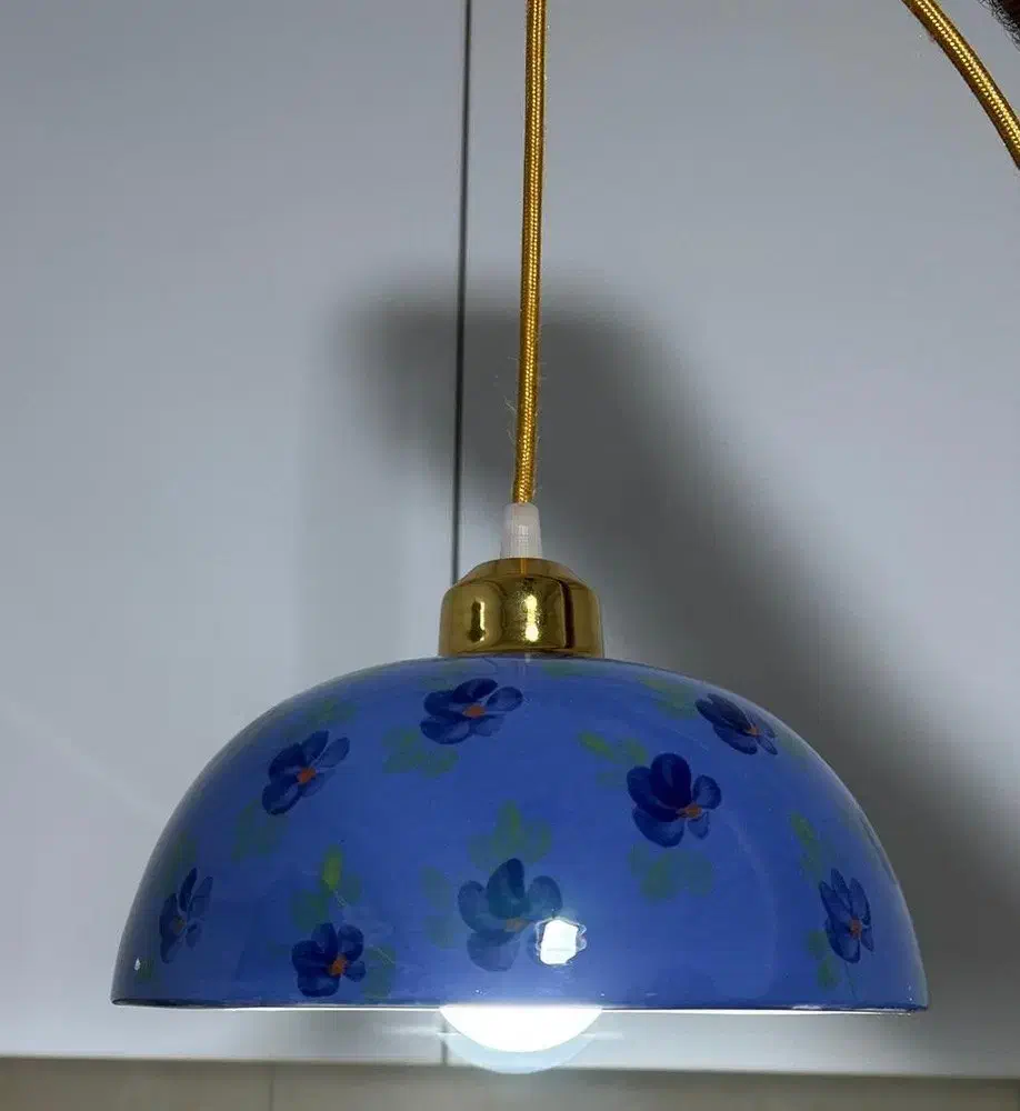 ست سرامیکی دست ساز|لوستر و چراغ آویز|کرمان, |دیوار