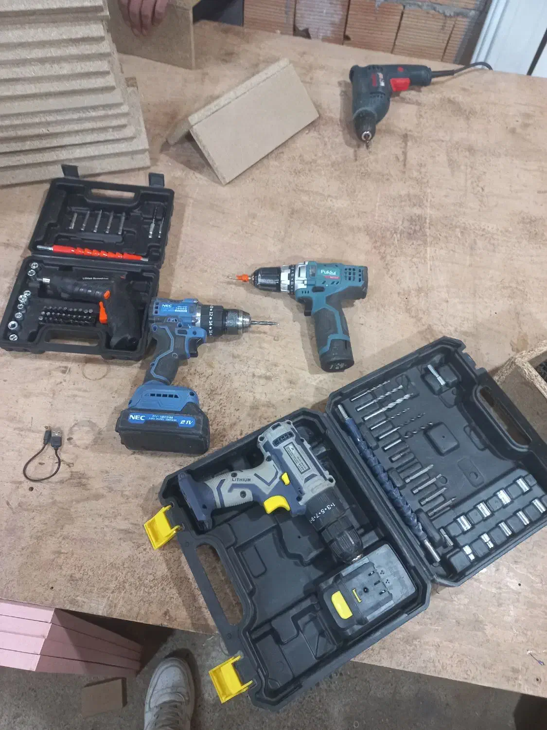 شارژی چهار دریل|ابزارآلات|فاضل آباد, |دیوار