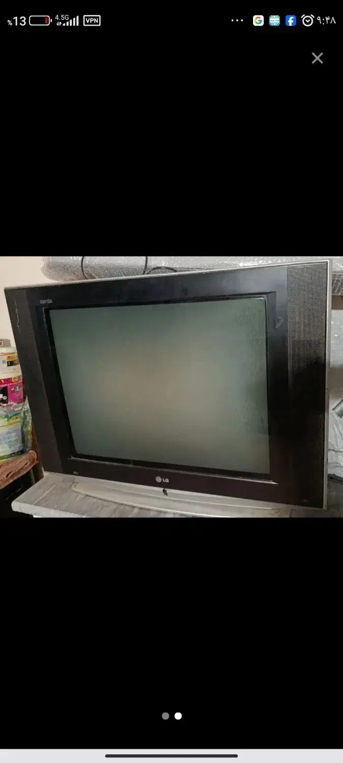 تلویزیون صحفه تخت السیدی قدیمی نوو|تلویزیون و پروژکتور|شیراز, ده پیاله|دیوار