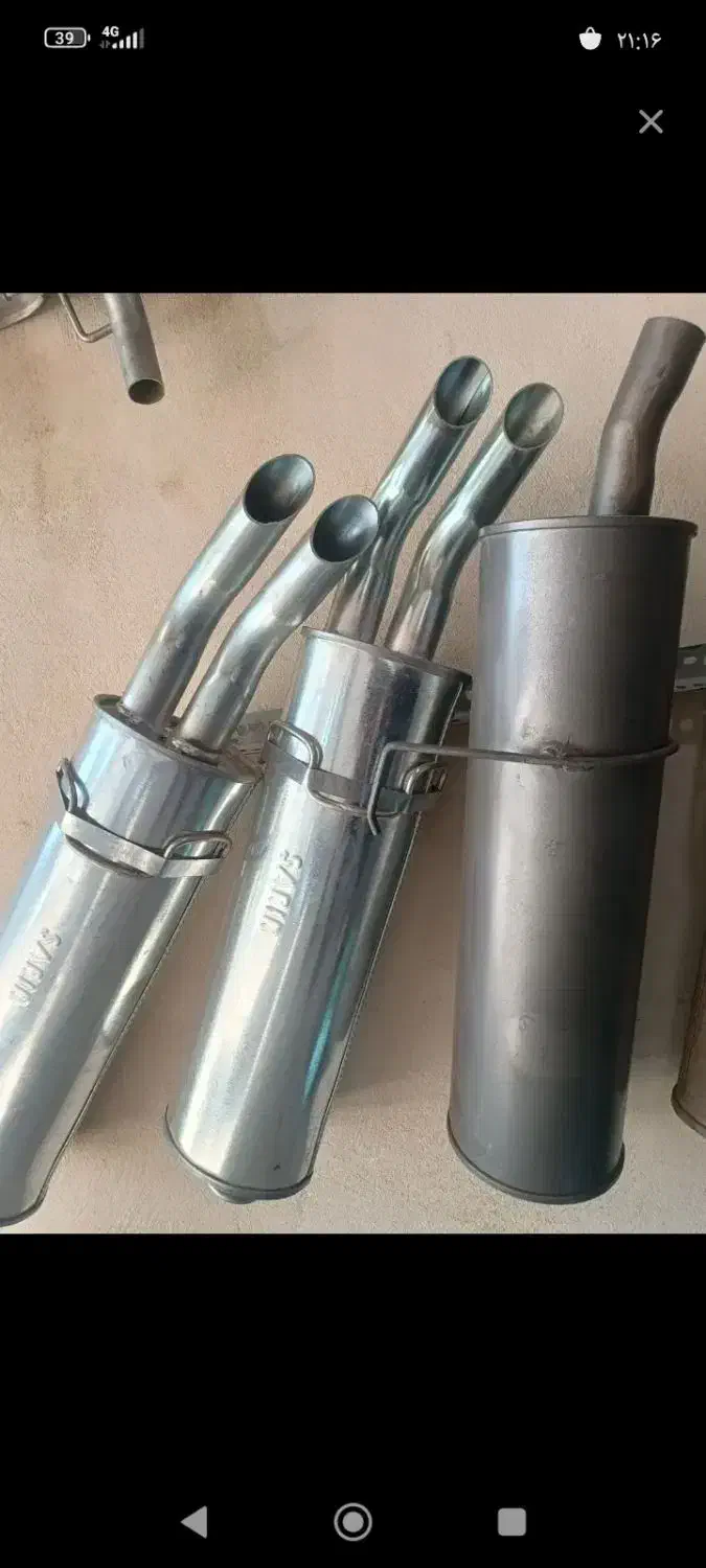 اگزوز پلوچی دو لول معاوضه با اگزوز فابریک پژو 405|قطعات یدکی و لوازم جانبی|گیان, |دیوار