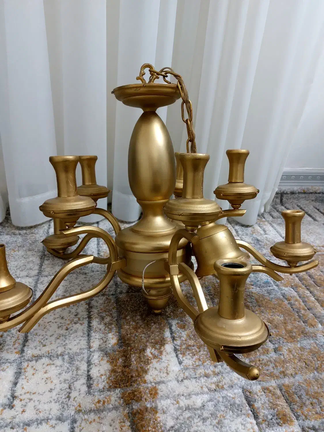 یک جفت لوستر قدیمی|کلکسیون اشیاء عتیقه|قائم‌شهر, |دیوار