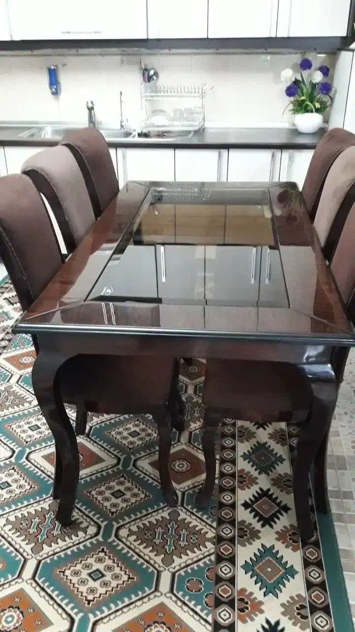 میز نهار خوری|میز و صندلی غذاخوری|بجنورد, |دیوار