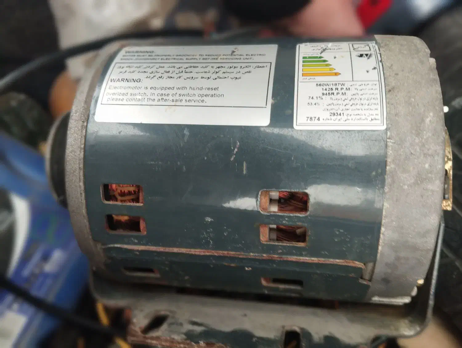 دینام کولر 8 هزار سلولزی 3/4 الکتروژن|کولر آبی|صفادشت, |دیوار