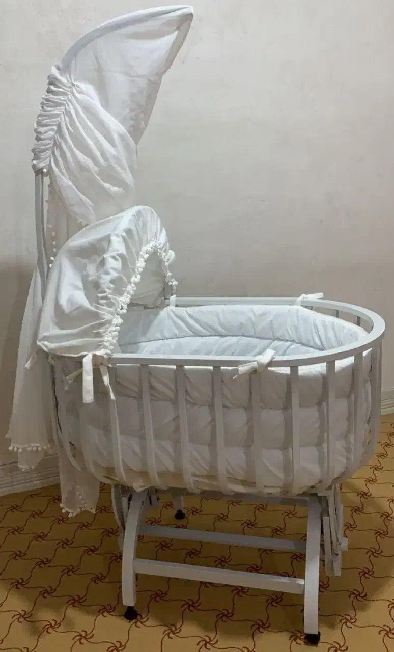 گهواره چوبی|تخت و صندلی بچه|خورموج, |دیوار