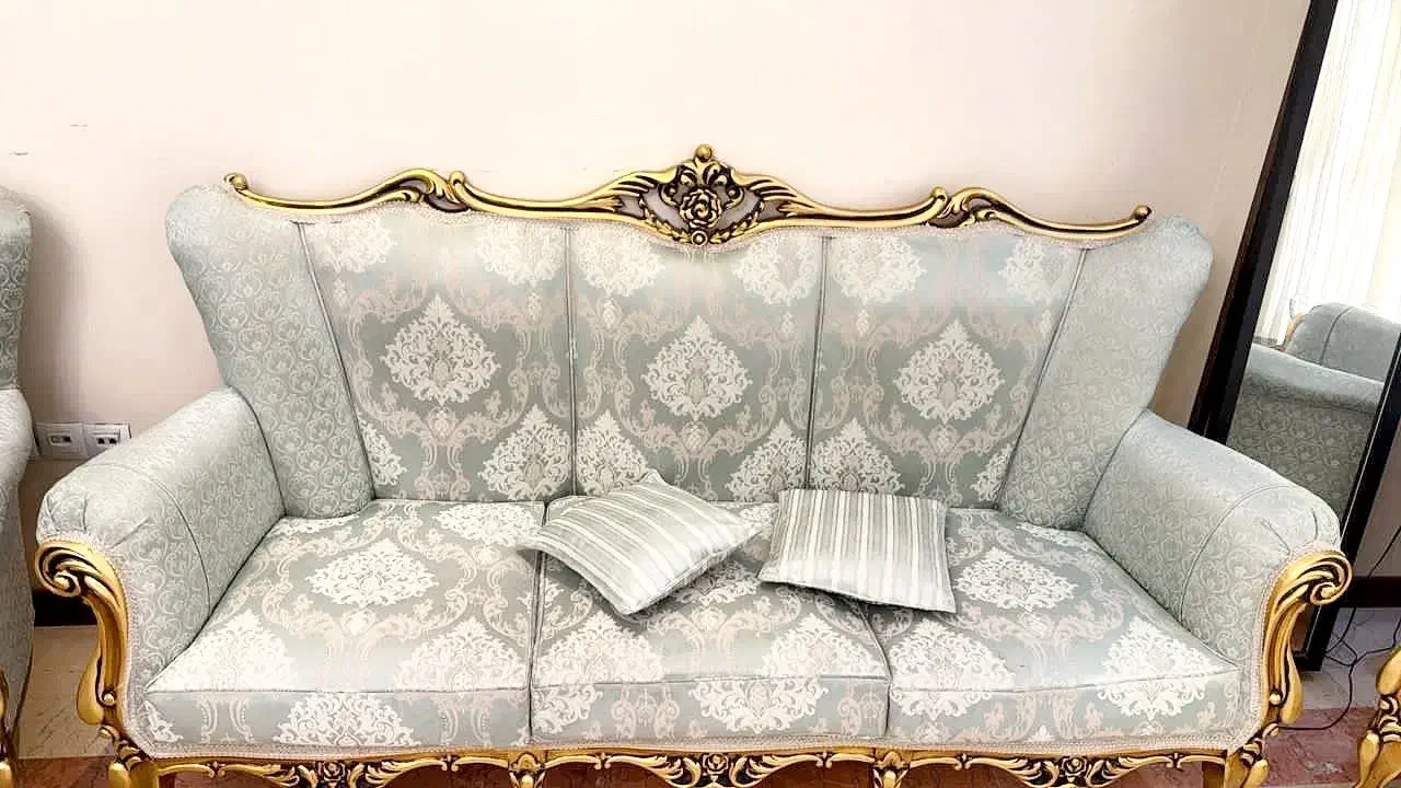 ست مبلمان و ناهارخوری نیمه سلطنتی کلاسیک|مبلمان خانگی و میز عسلی|زنجان, |دیوار