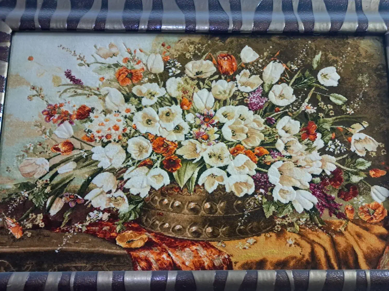 دو عدد تابلو فرش دست باف|تابلو فرش|تهران, استاد معین|دیوار