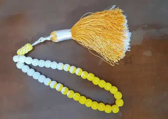 بافت منجوق زندان بافت تسبیح زندان بافت منگوله گمپل|بدلیجات|یزد, |دیوار