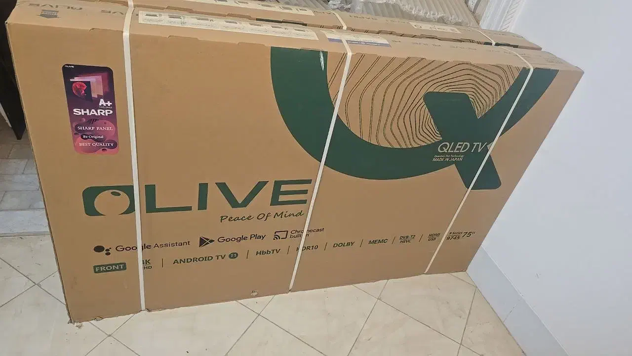 فروش تلویزیون 75 الیو|تلویزیون و پروژکتور|یزد, |دیوار