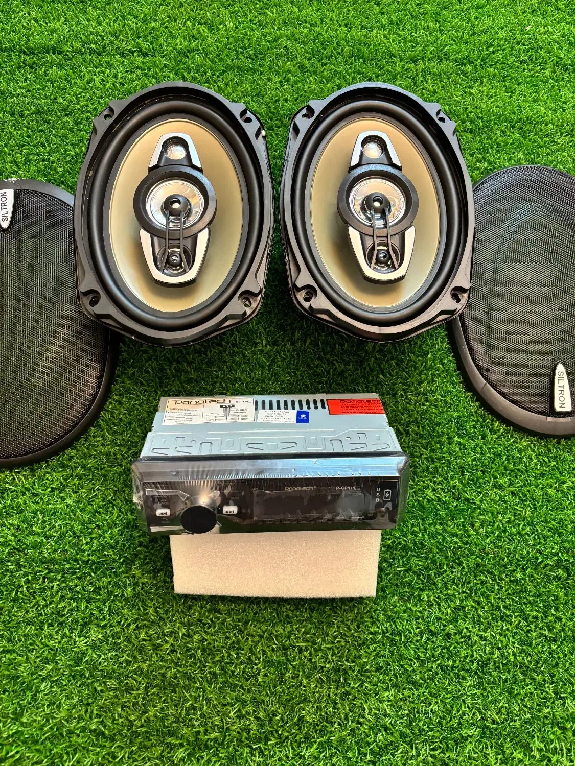 پک سیستم ضبط بلوتوثی و باند بیضی خربزه ای سیلترون|قطعات یدکی و لوازم جانبی|کرج, شهرک بنفشه|دیوار