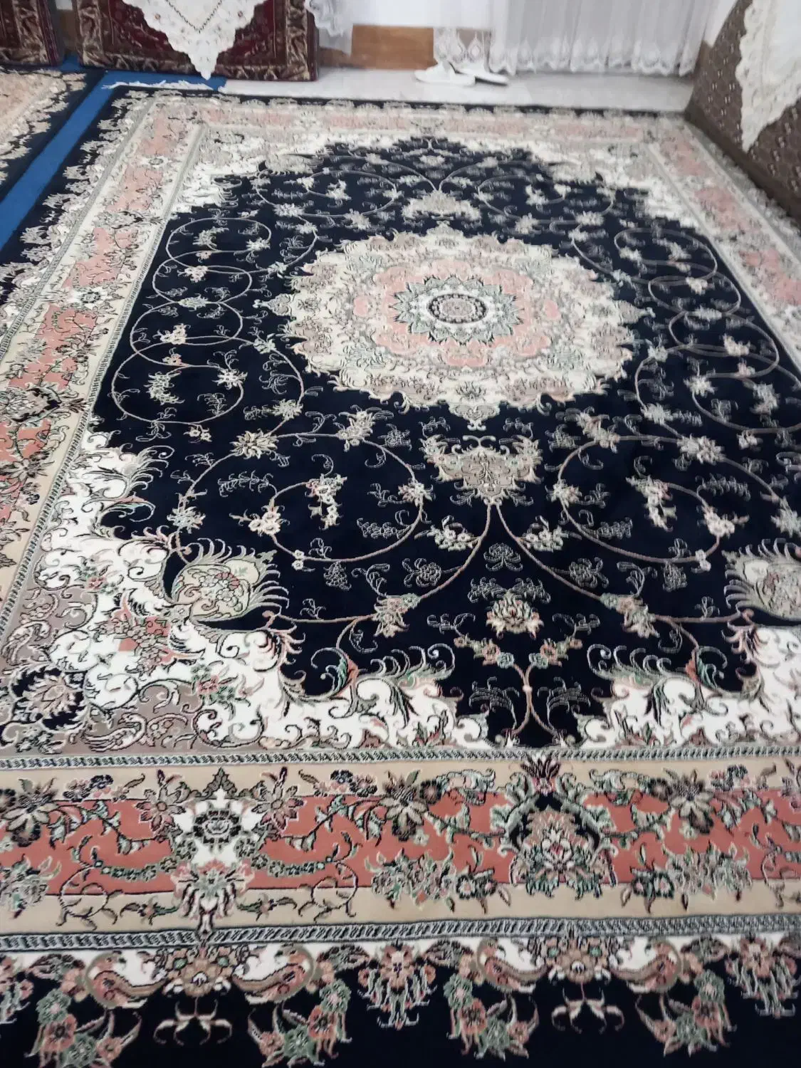 یک جفت فرش نه متری|فرش|ساوه, |دیوار