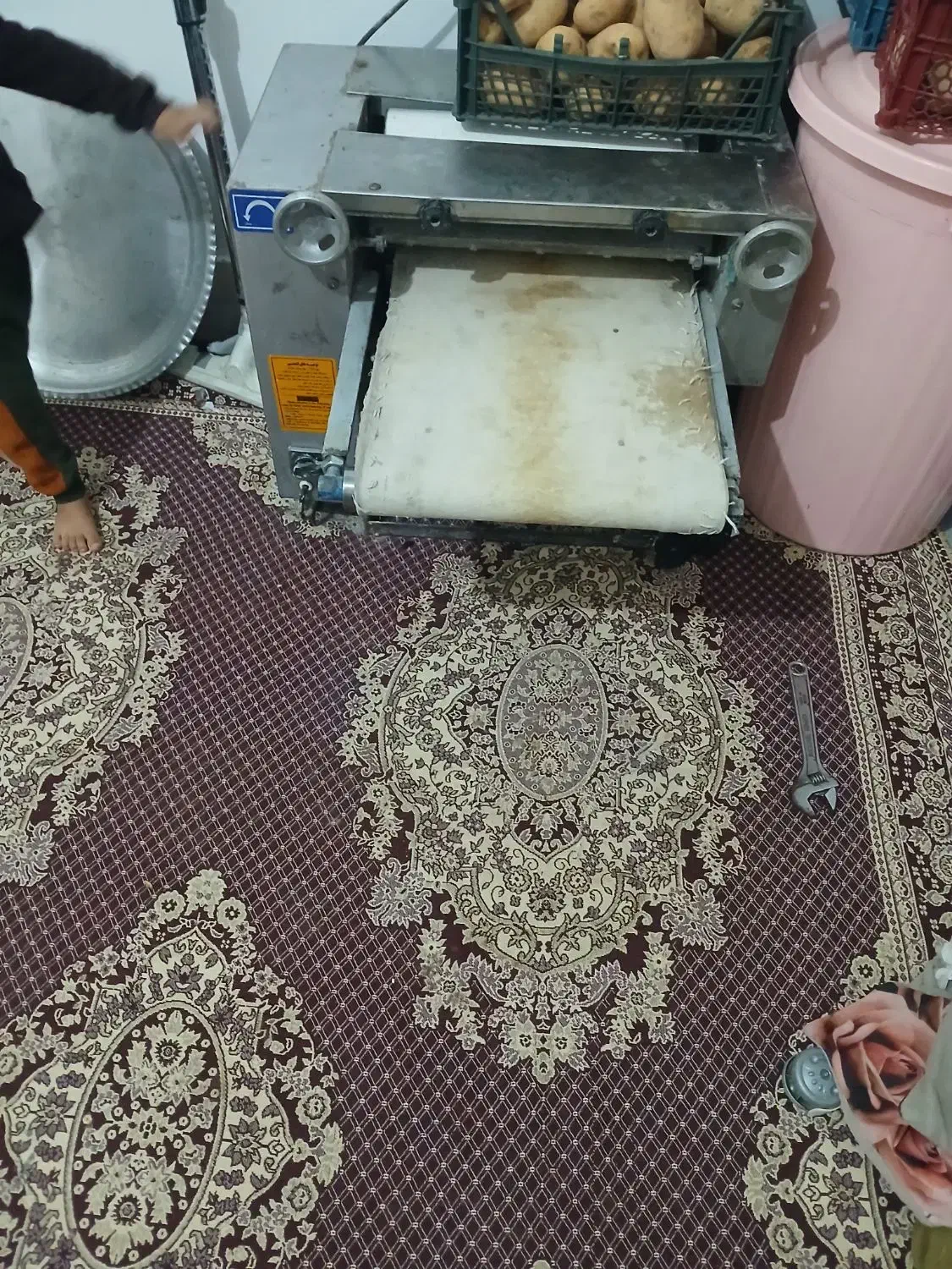 خمیر پهن کن قلتک|ماشینآلات صنعتی|لردگان, |دیوار