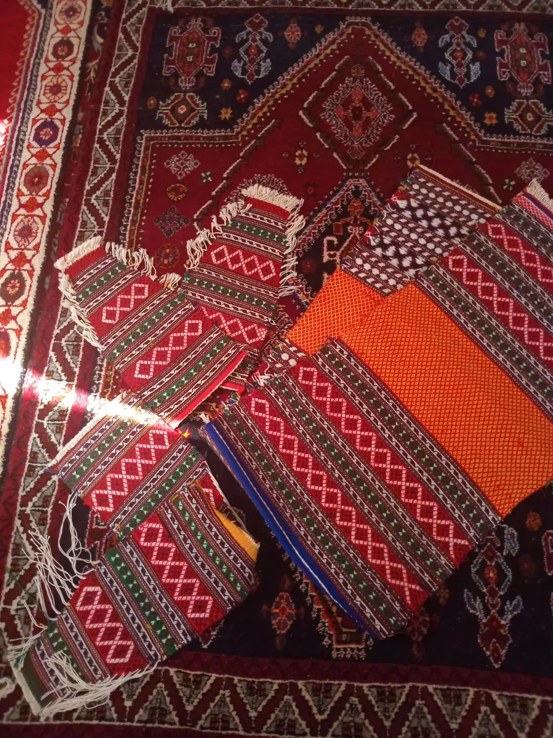 مرفج یا خوابگاه سنتی ترکی با نقش کتان خانوم|صنایع دستی و سایر لوازم تزئینی|فراشبند, |دیوار