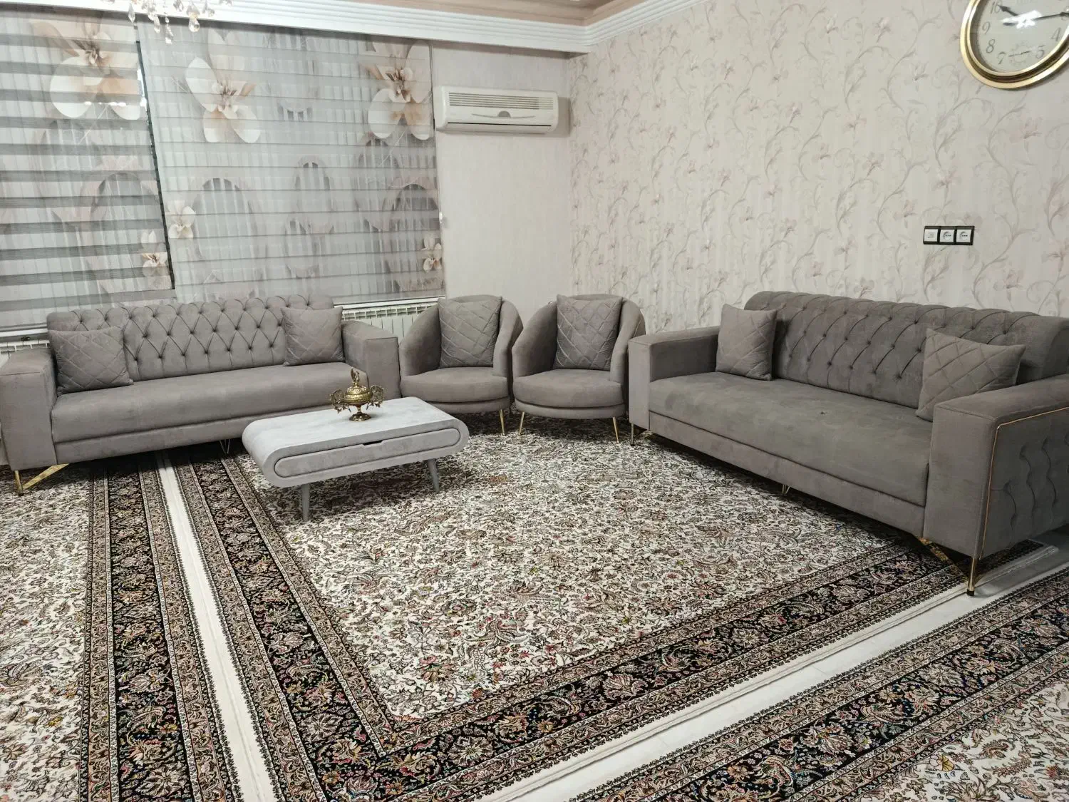 مبل هشت نفره تخت خواب شو|مبلمان خانگی و میز عسلی|کرمانشاه, |دیوار