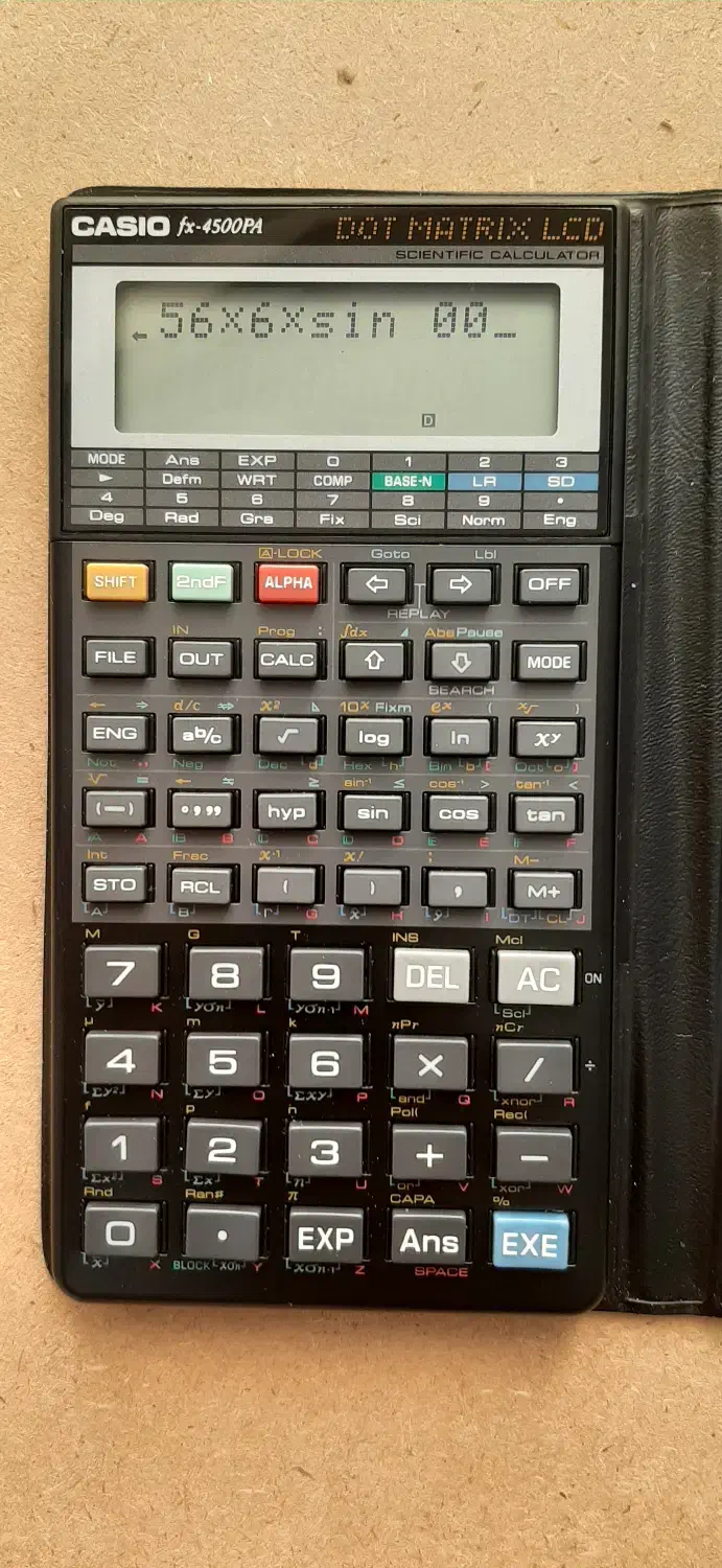 ماشین حساب casio مدل fx-4500pa|لوازم التحریر|تهران, تهرانپارس جنوبی|دیوار