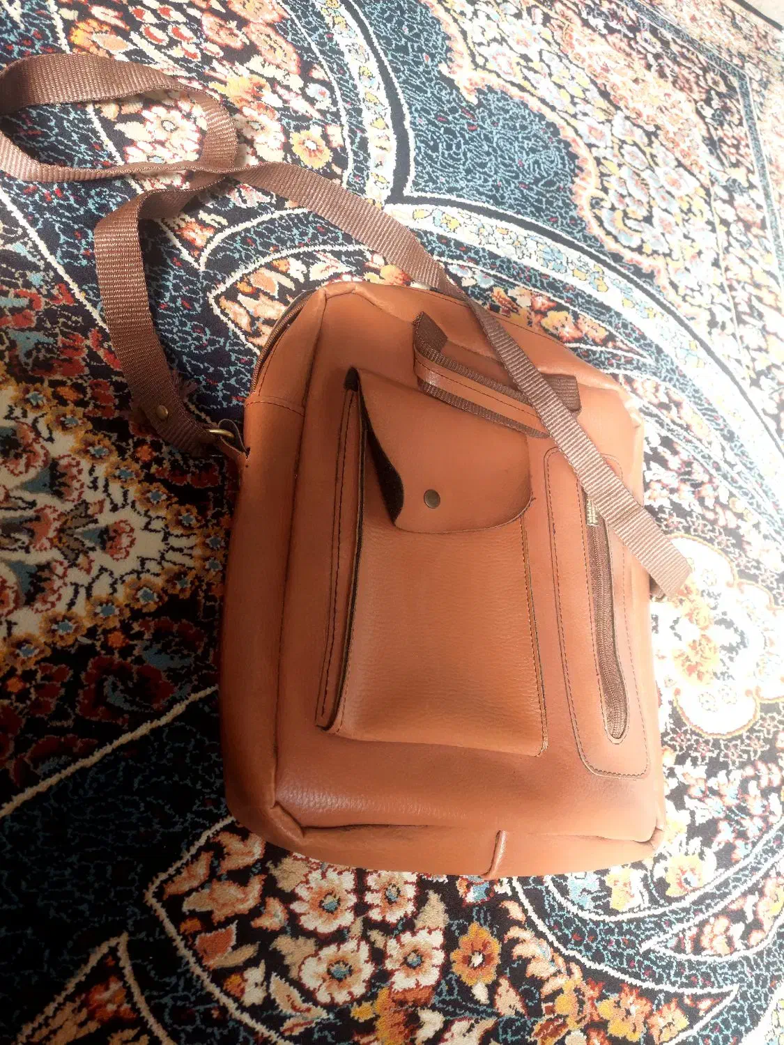 کیف دوشی چرم مصنوعی مردانه|کیف، کفش، کمربند|قم, نیروگاه|دیوار