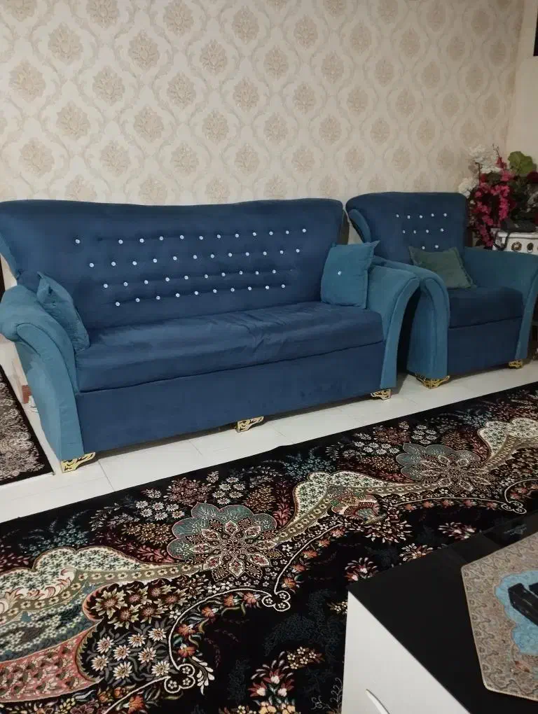 مبل ۷نفره|مبلمان خانگی و میز عسلی|رشت, کوی مهر|دیوار