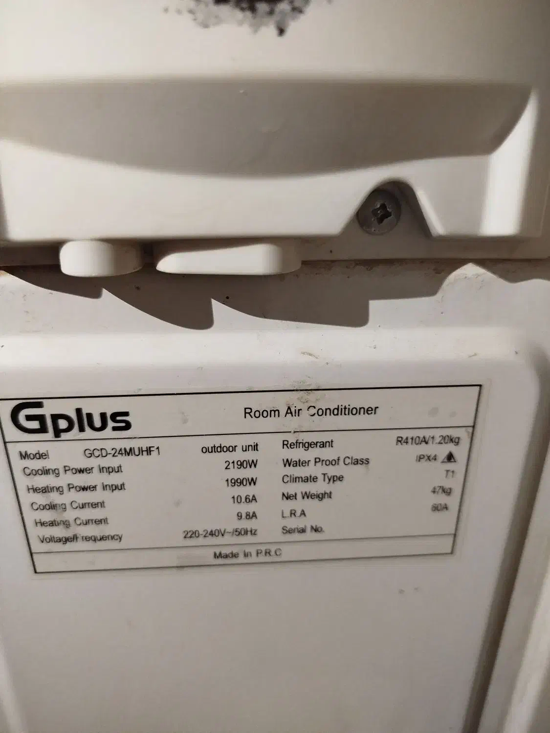 کولرگازی ۲۴هزار جی پلاس مدلGCD-24MUHF1 درحدنو|کولر گازی و فن‌کوئل|قائن, |دیوار