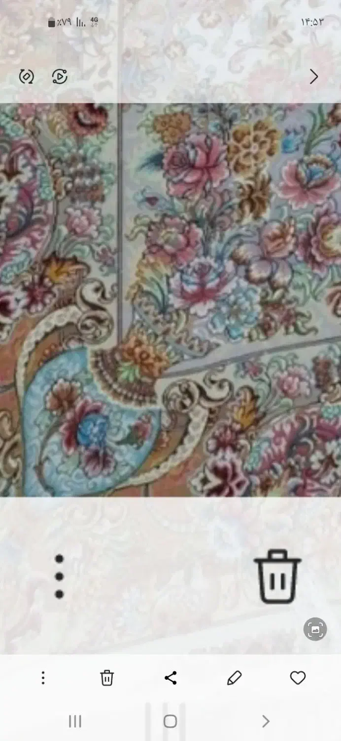 تک قالیچه گلدانی جدید خطیبی|فرش|تبریز, |دیوار