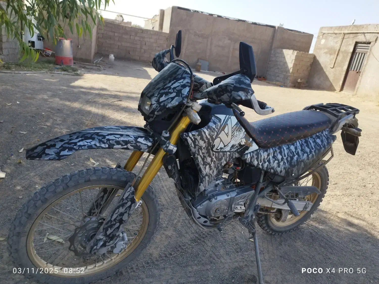 موتور تریل روان 200|موتورسیکلت|بم, |دیوار