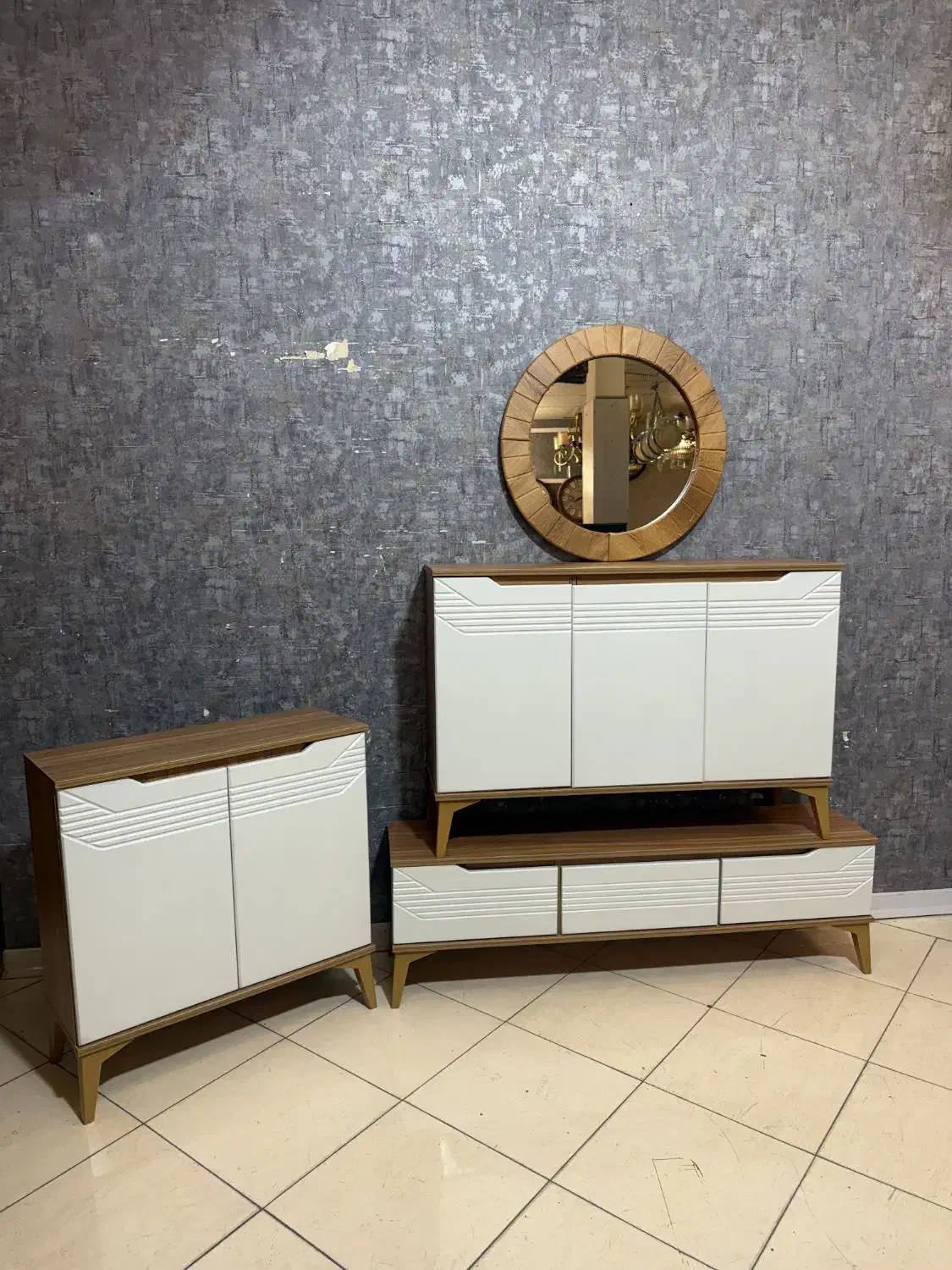 آیینه کنسول میز تی وی جاکفشی  کد ۵۰۵۰|بوفه، ویترین، کنسول|اسلام‌شهر, شهرک سعیدیه|دیوار