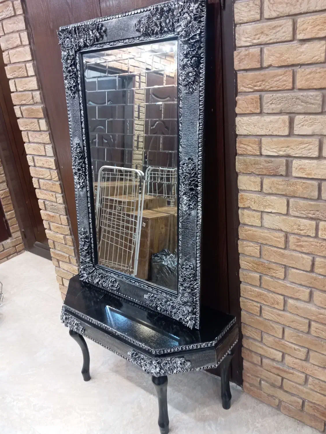 آینه کنسول تمیز|آینه|دورود, |دیوار