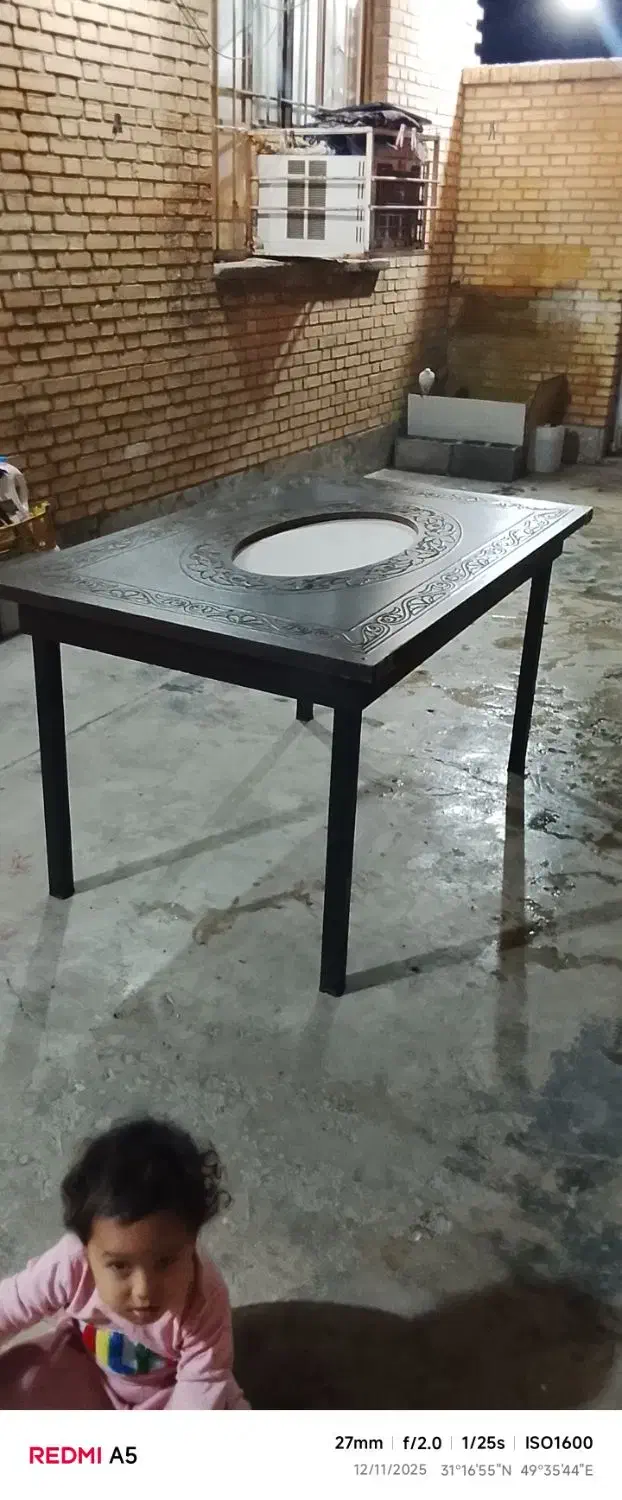 میز نهارخوری سالم بزرگ|میز و صندلی غذاخوری|رامهرمز, |دیوار