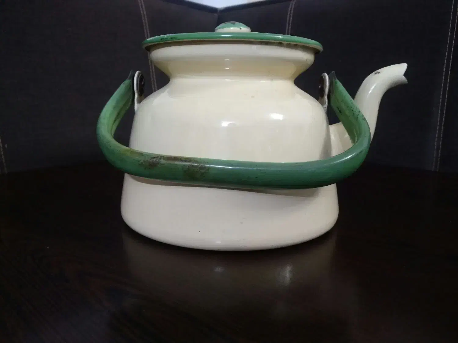 کتری و ظرف میوه قدیمی  نوستالژی تمیز و مرتب سالم|کلکسیون اشیاء عتیقه|نیشابور, بلوار گلها|دیوار