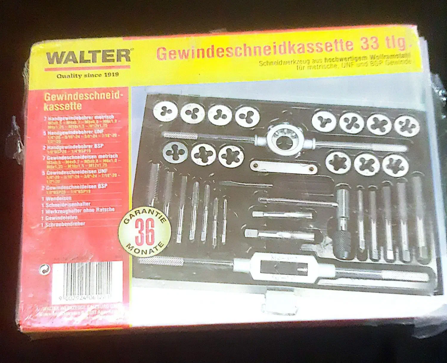 ست قلاویز و حدیده ۳۳ عددی والتر آلمان|ابزارآلات|تهران, مینای جنوبی|دیوار