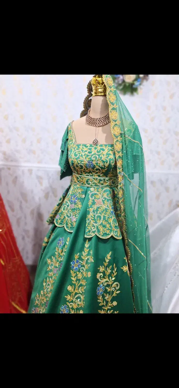 اجاره لباس هندی -سنتی جنوب-عروس|لباس|خلخال, |دیوار