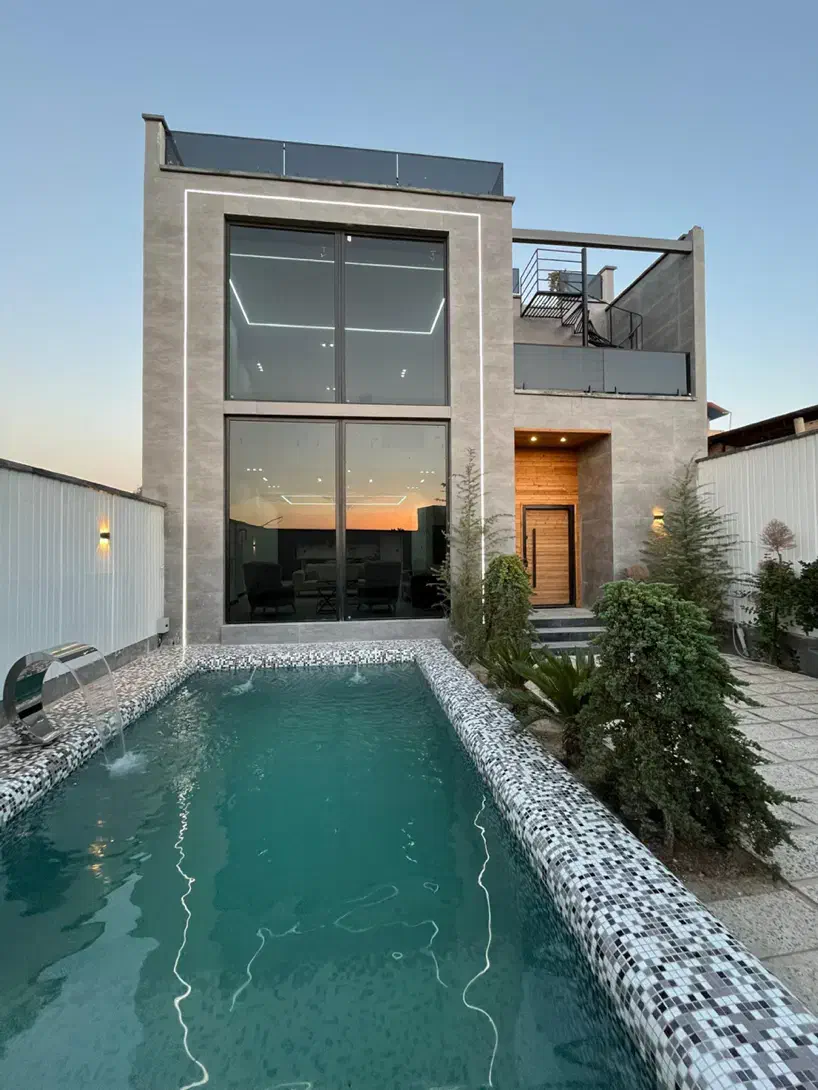 ویلا(۲۰۵مترزمین+۳۰۰متربنا)بافت سنددارکنتورزعفرانیه|فروش خانه و ویلا|رامجین, |دیوار