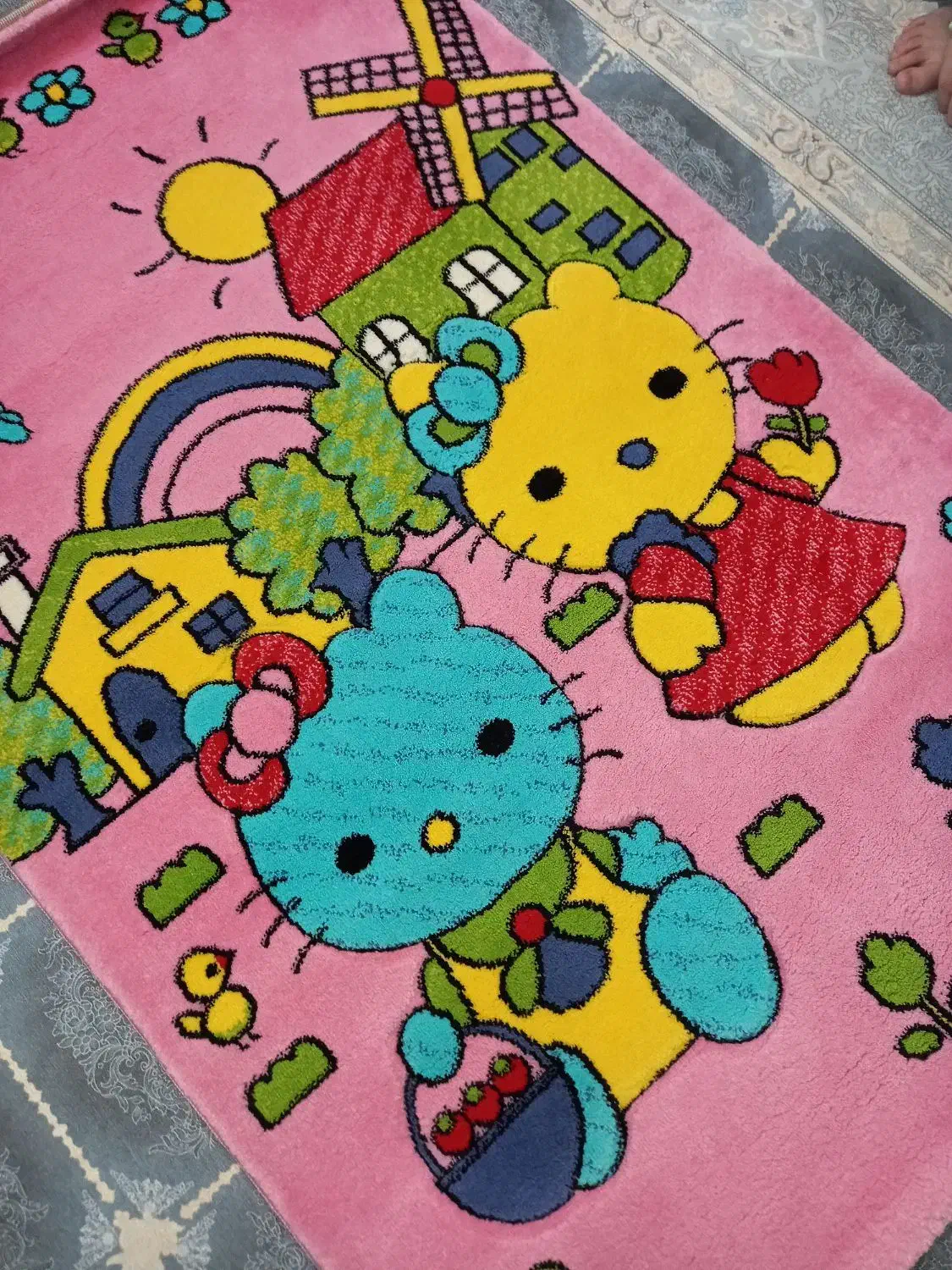 قالیچه فانتری کیتی کاملا نو|فرش|تهران, امام زاده عبدالله|دیوار