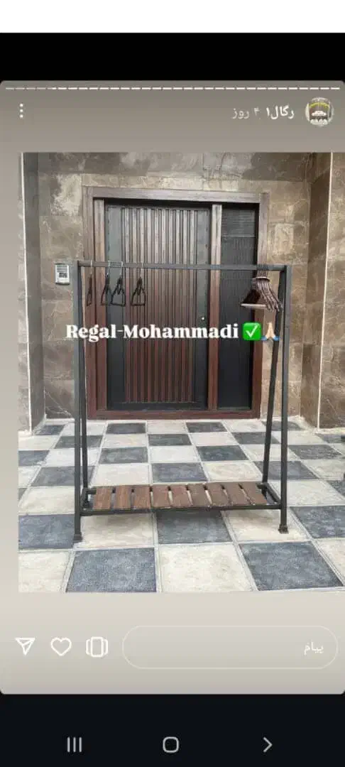 ثلاث هرم رخت بند مانکن دار پیشخوان۷۴|جاکفشی، کمد، دراور|تهران, سازمان آب|دیوار