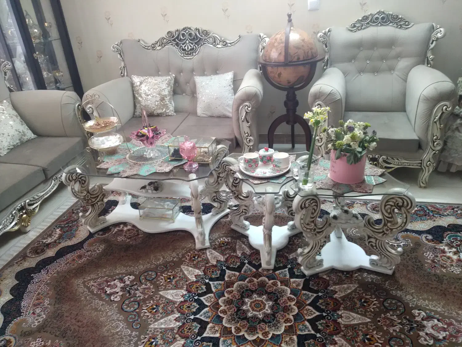 سرویس مبل ۷ نفره|مبلمان خانگی و میز عسلی|قزوین, |دیوار