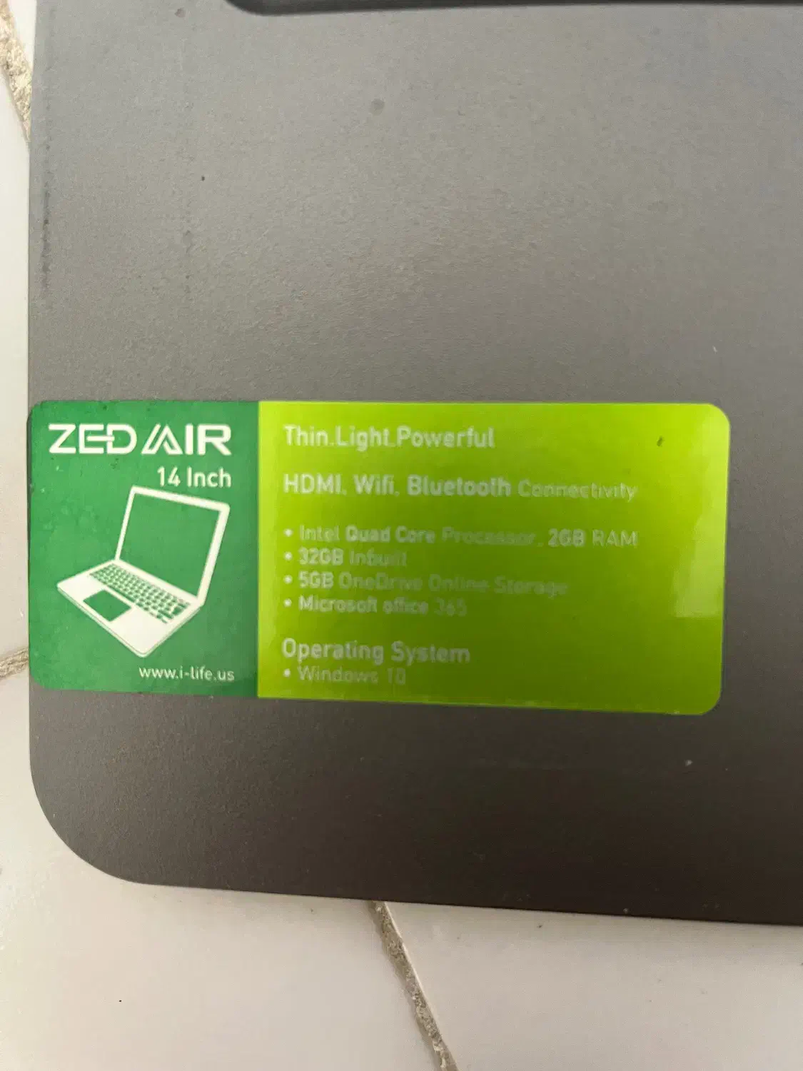 لب تاپ zed air|رایانه همراه|تهران, کوهک|دیوار