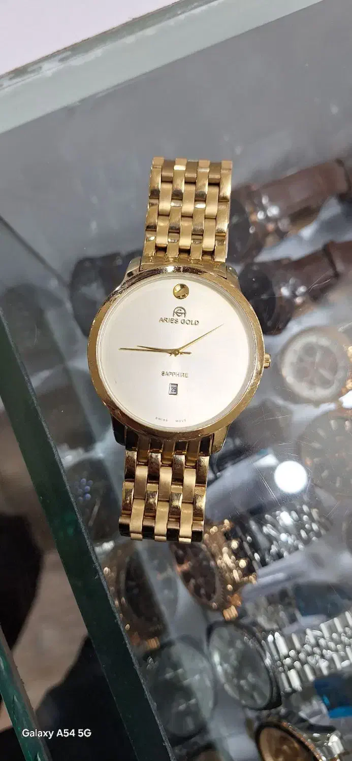 ساعت مچی طلایی آریس گلد|ساعت|اردکان, |دیوار