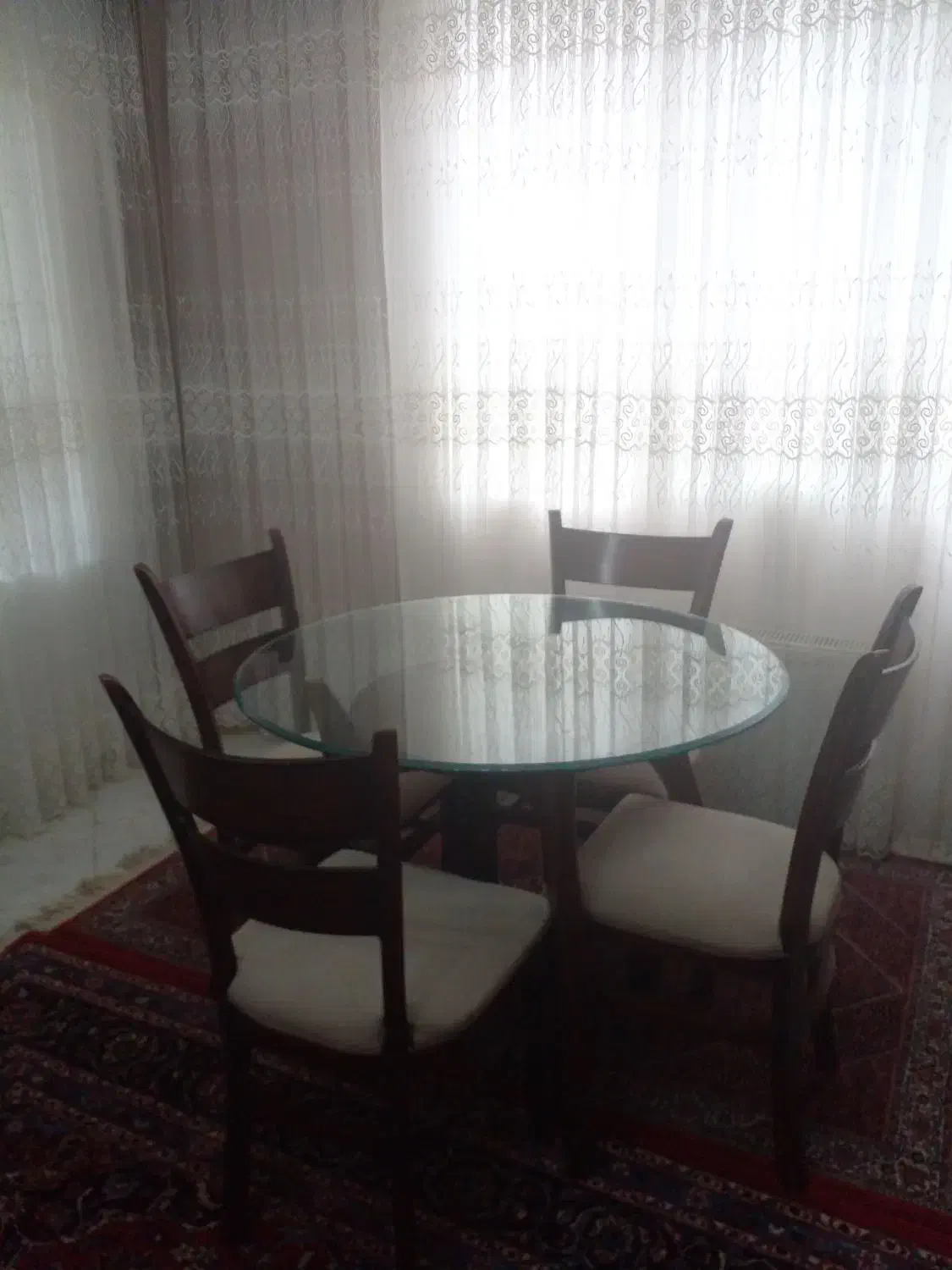 میز غذاخوری چهارنفره|میز و صندلی غذاخوری|زنجان, |دیوار