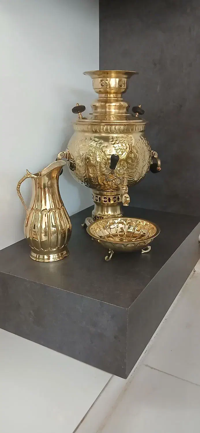 سماور برنج|سماور، چایساز، قهوهساز|تبریز, |دیوار