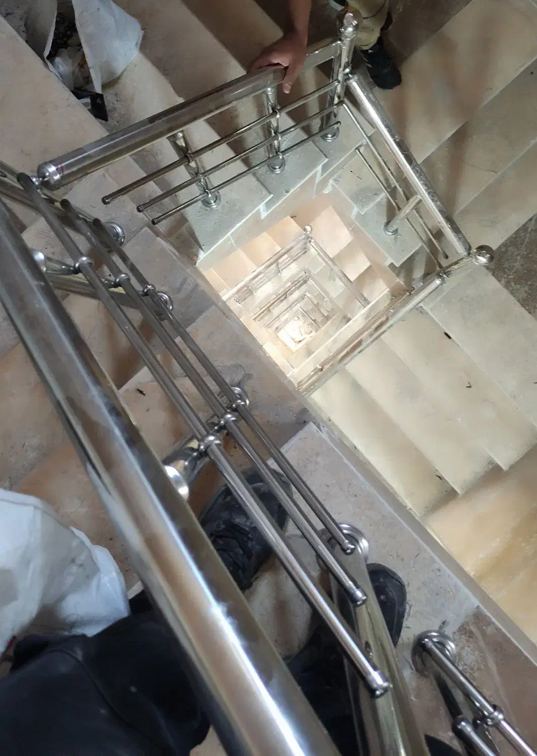 نرده استیل،استاتیک.پله گرد ،حفاظ،|خدمات پیشه و مهارت|اهواز, کوی پیروزی|دیوار