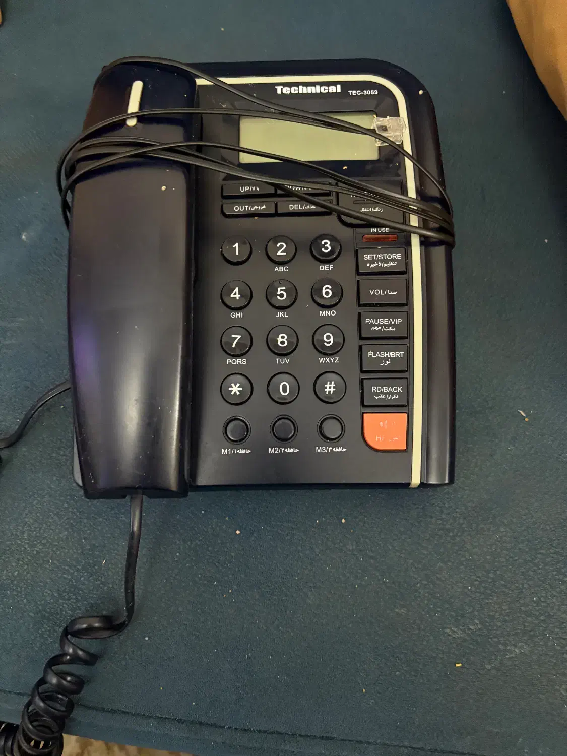 گوشی تلفن تکنیکال سالم|تلفن رومیزی|تهران, وحیدیه|دیوار