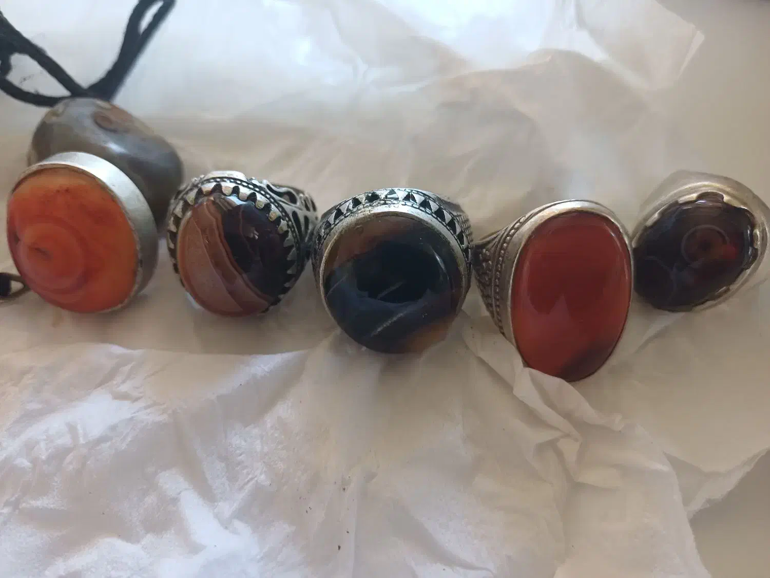 انگشتر عقیق سلیمانی|جواهرات|ایلام, |دیوار