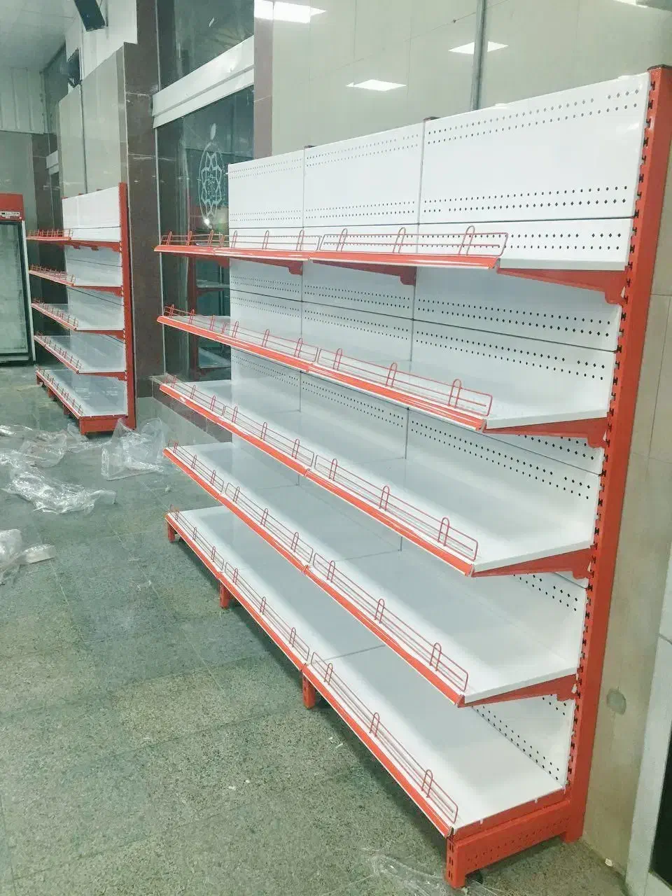 قفسه فروشگاه یک سمتی|فروشگاه و مغازه|لردگان, |دیوار