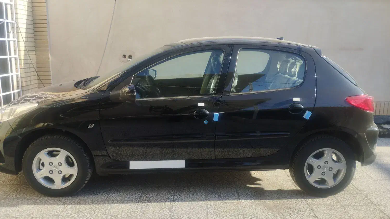 ۲۰۷ مشکی  پانا موتور TU5P با رینگ|خودرو سواری و وانت|زابل, |دیوار