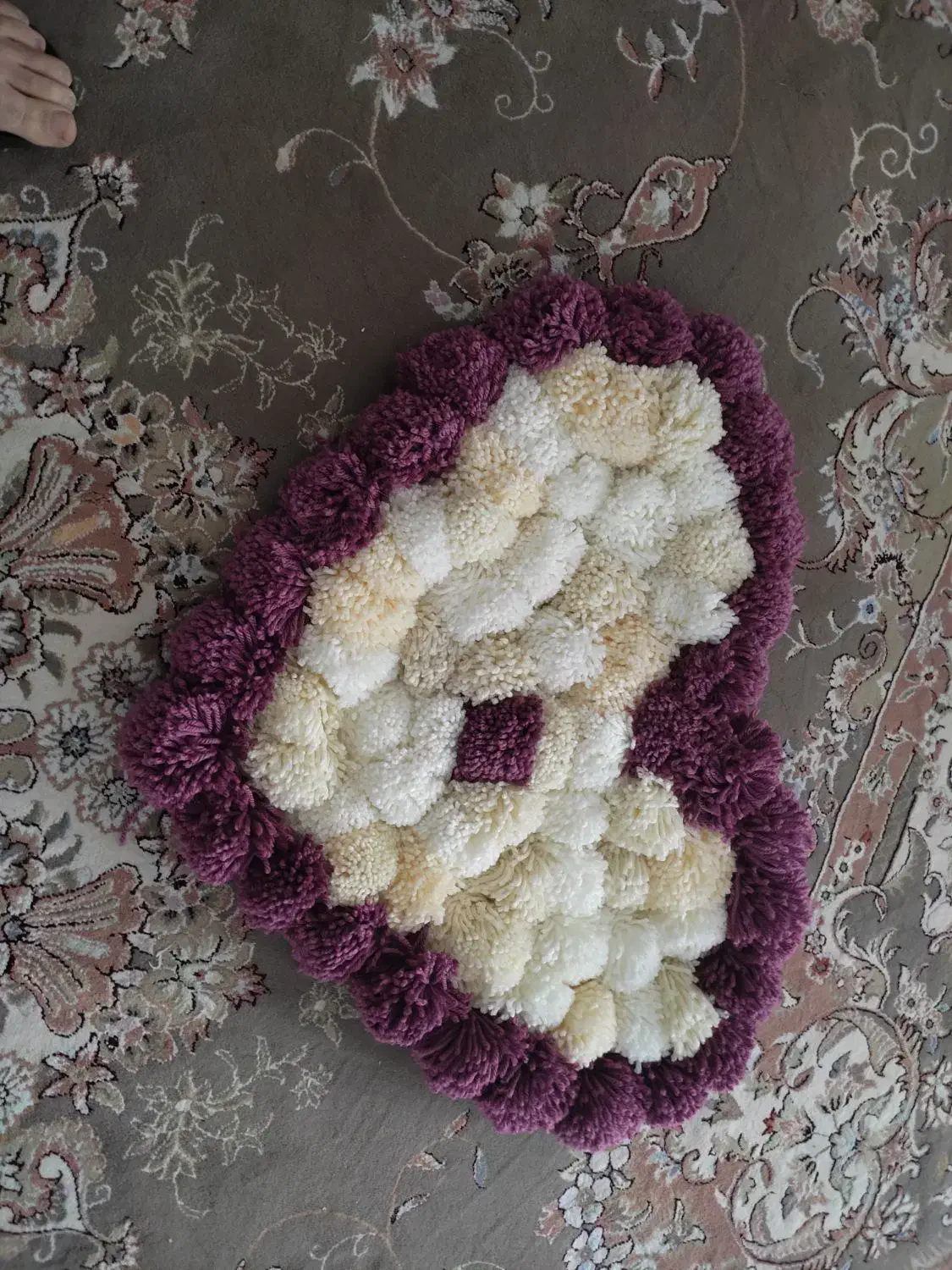 پادری دست باف طراح قلب|پادری|اصفهان, همدانیان|دیوار