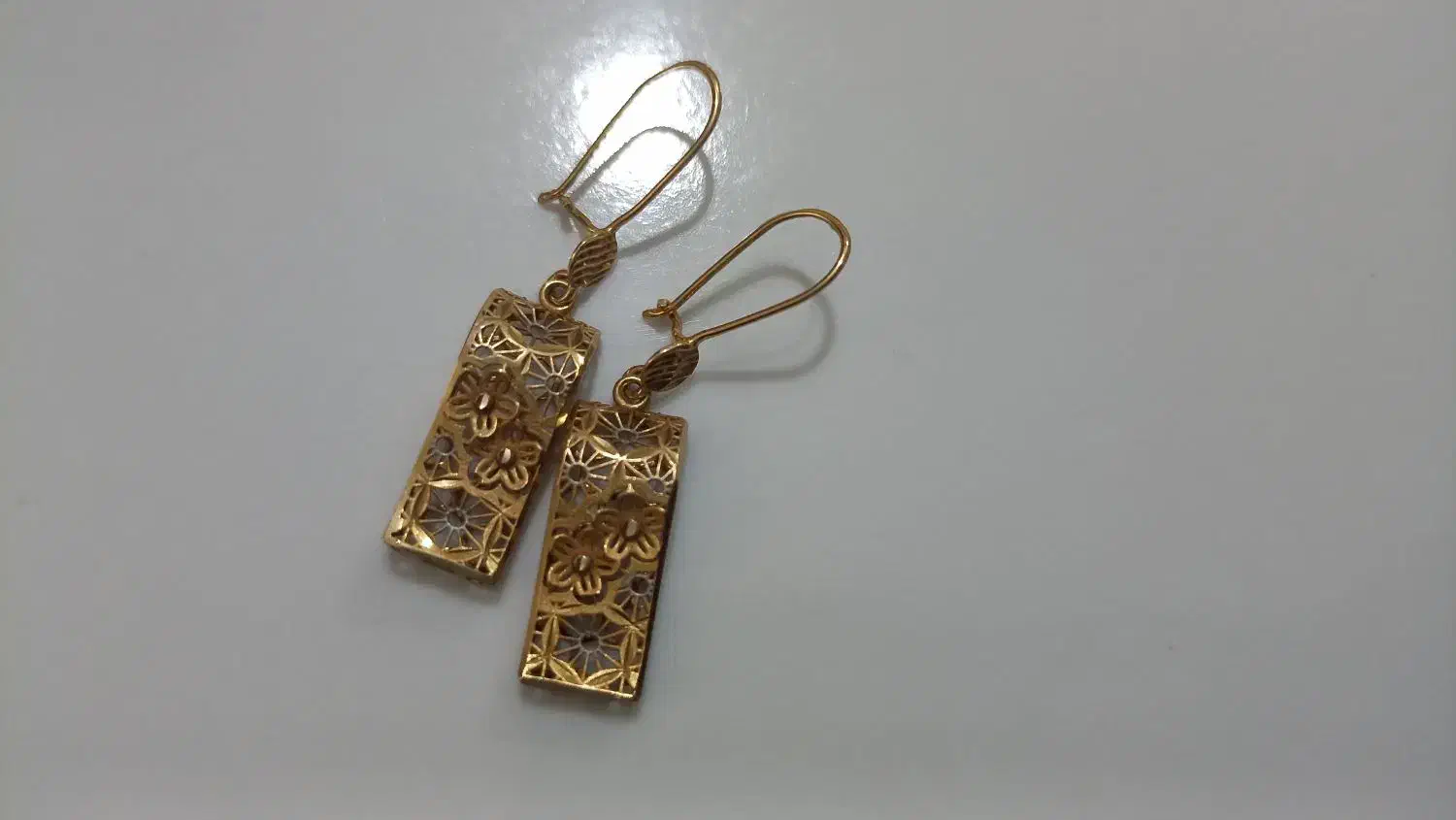 طلا دوجفت گوشواره|جواهرات|همدان, |دیوار