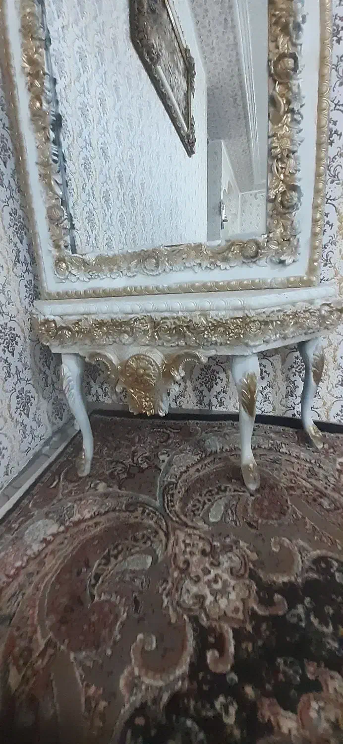 آینه کنسول تمیز|مبلمان خانگی و میز عسلی|بیستون, |دیوار