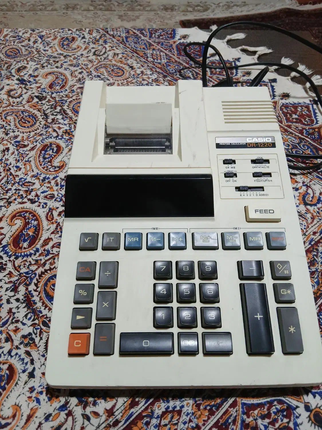 ماشین حساب برقی کاسیوژاپن فاکتورزن|لوازم التحریر|کنگاور, |دیوار