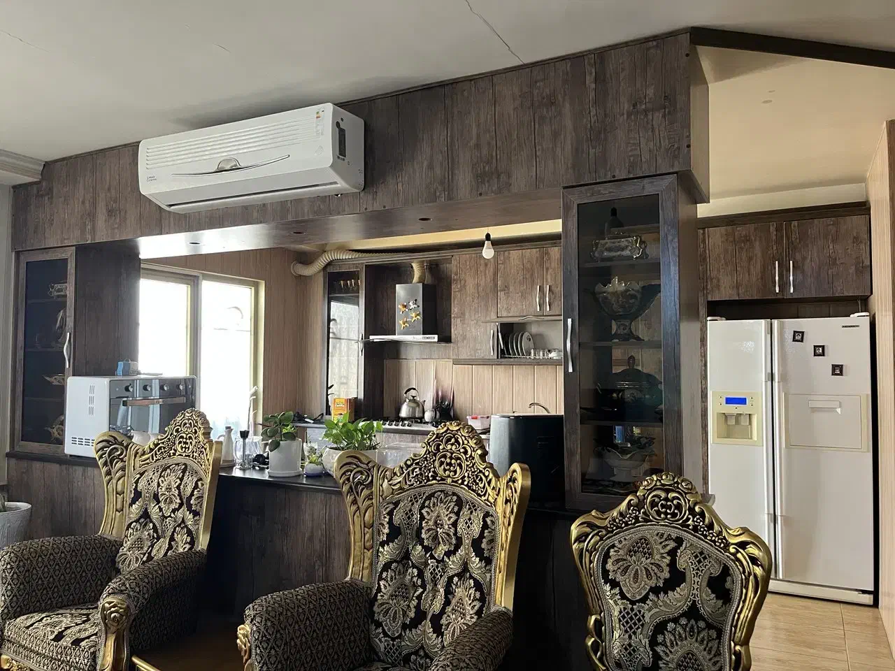 کابینت ، سینک ، هود ، اجاق گاز|آب‌چکان و نظم‌دهنده ظروف|کوهسار (البرز), |دیوار