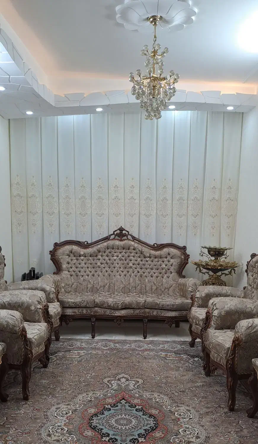 پرده در حد نو ۹ متر|پرده، رانر، رومیزی|قم, گلزار|دیوار