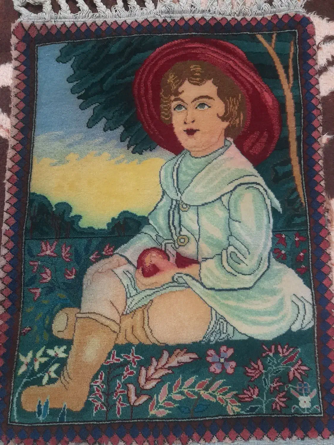 تابلو فرش  ابریشم دستبافت|تابلو فرش|رشت, جماران|دیوار