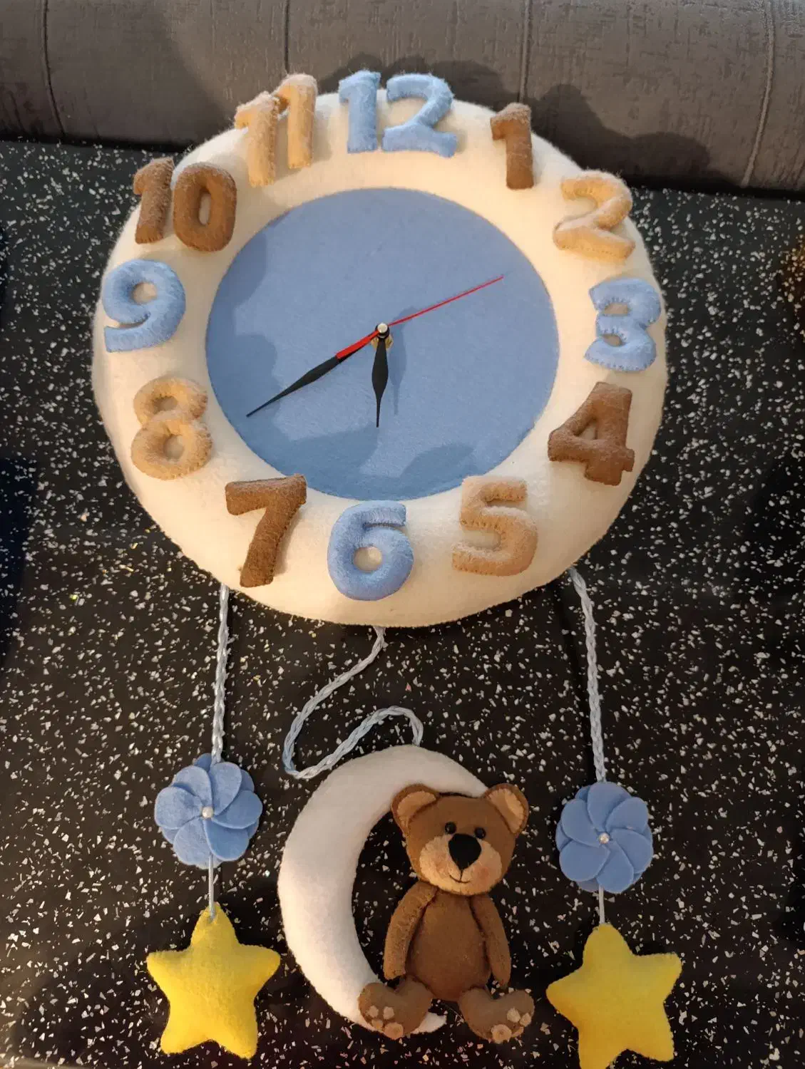 پرده اتاق کودک طرح باب اسفنجی و ساعت|پرده، رانر، رومیزی|گرمدره, |دیوار